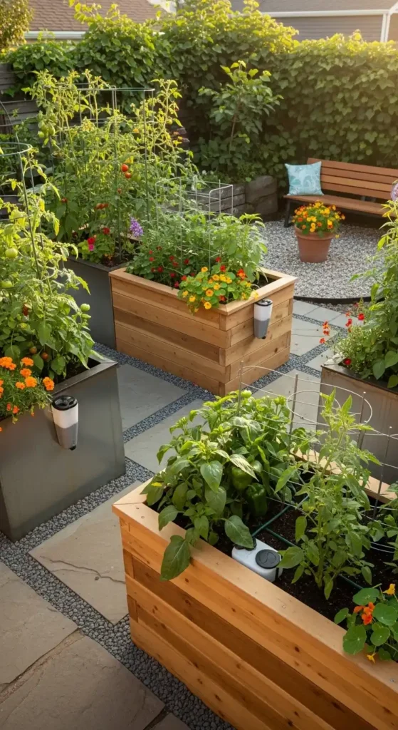 install-raised-planters-with-self-watering-features