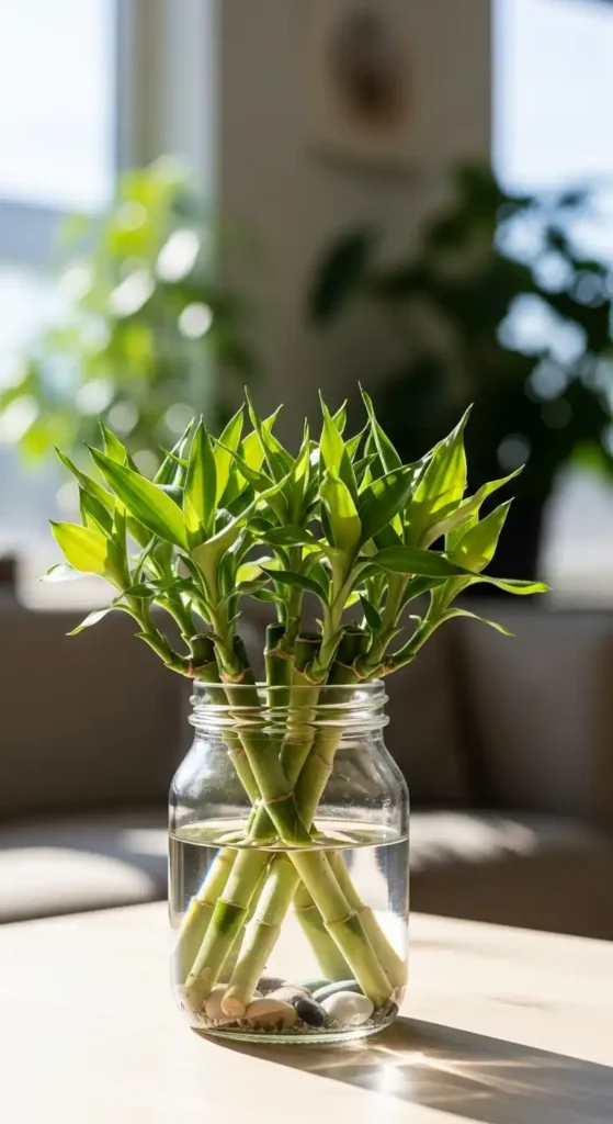 lucky-bamboo-in-water-jars