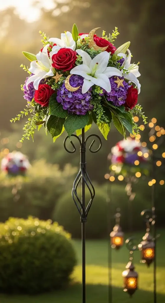 flower-topped-garden-stakes