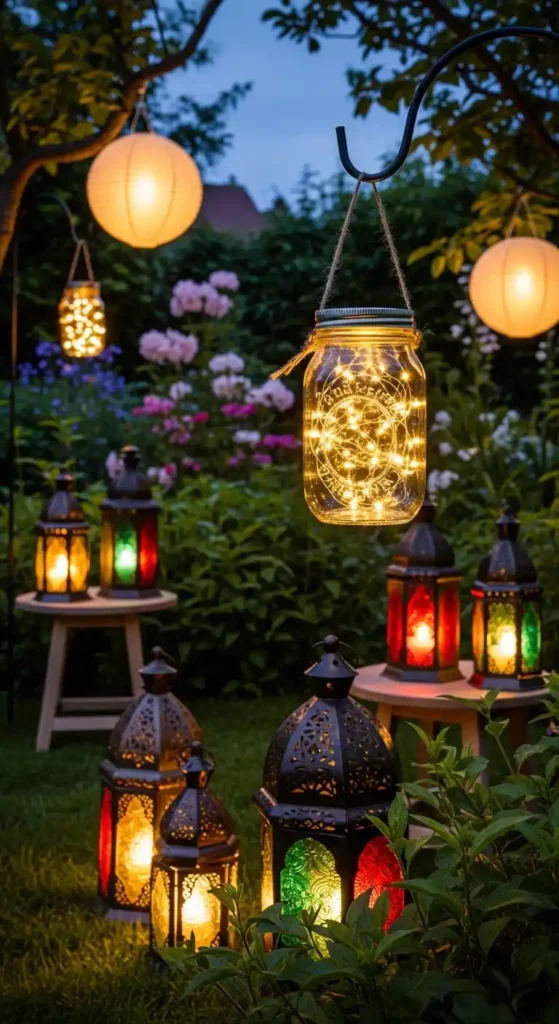 lanterns-in-mason-jars