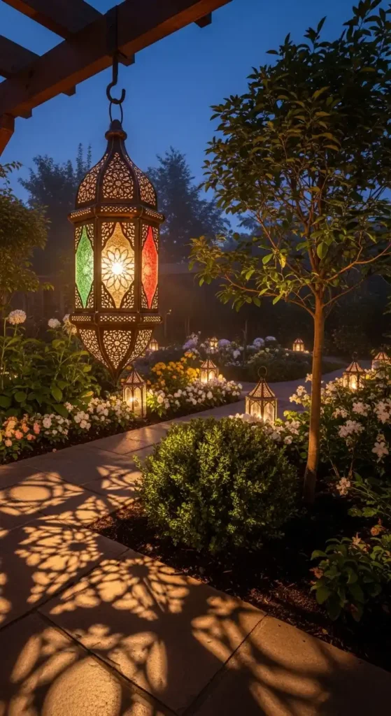 lanterns-with-patterned-shadows