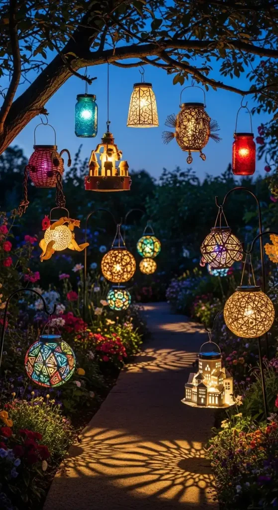 solar-powered-outdoor-lanterns