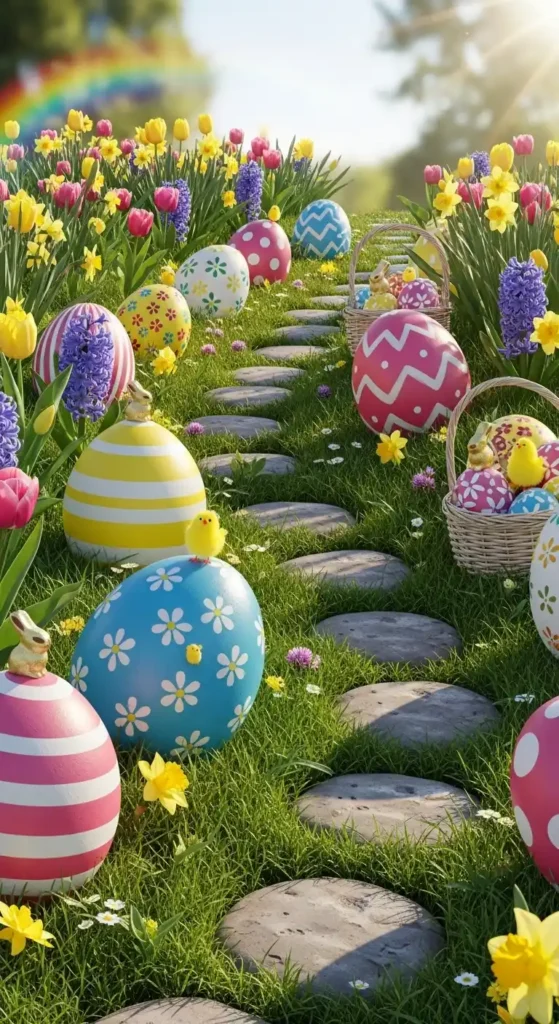 colorful-easter-egg-pathway