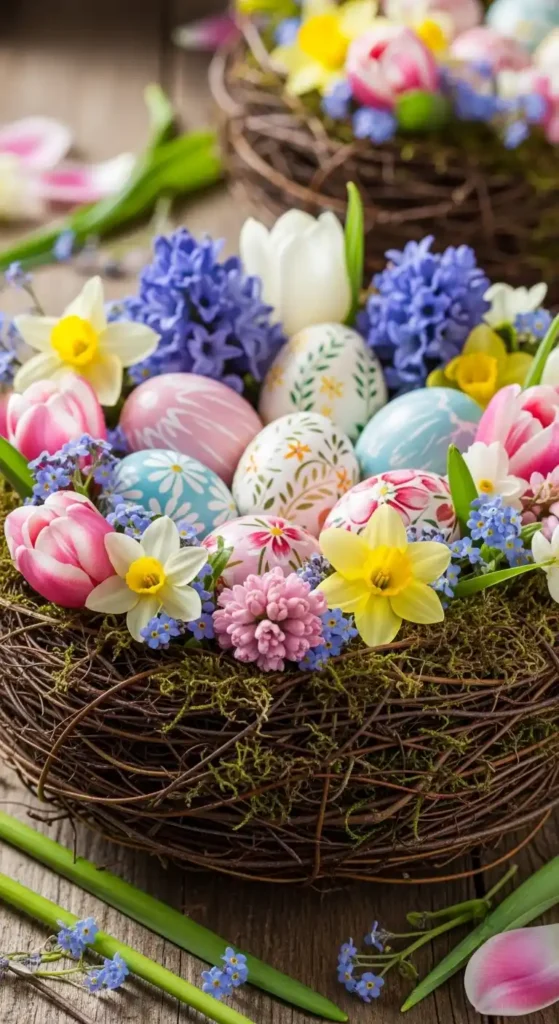 easter-egg-floral-nest