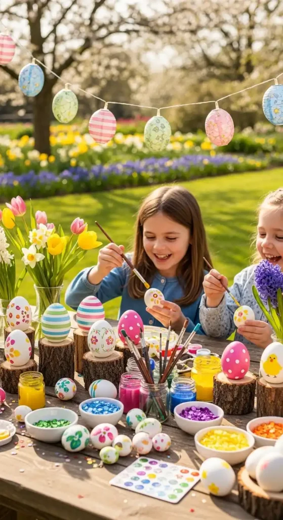 egg-painting-station