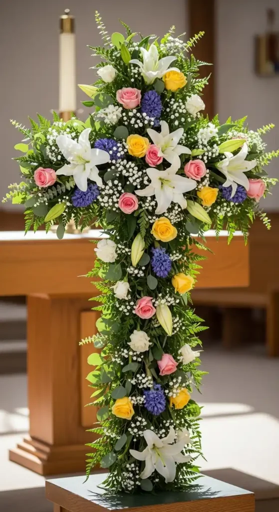 floral-cross-arrangement