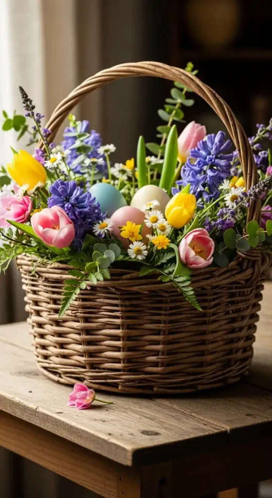 rustic-wildflower-basket
