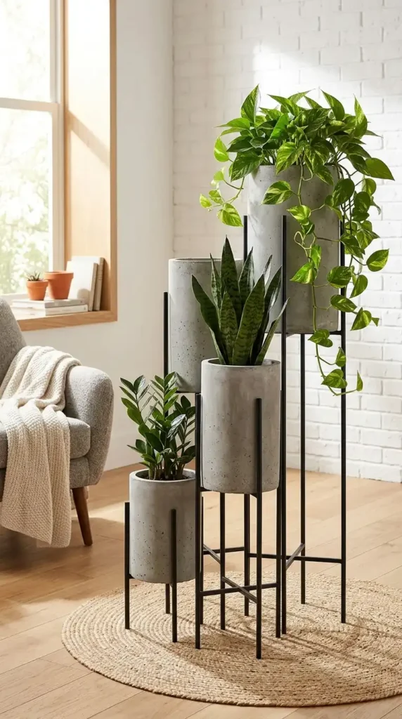 Cement-and-Iron-Cylinder-Stand