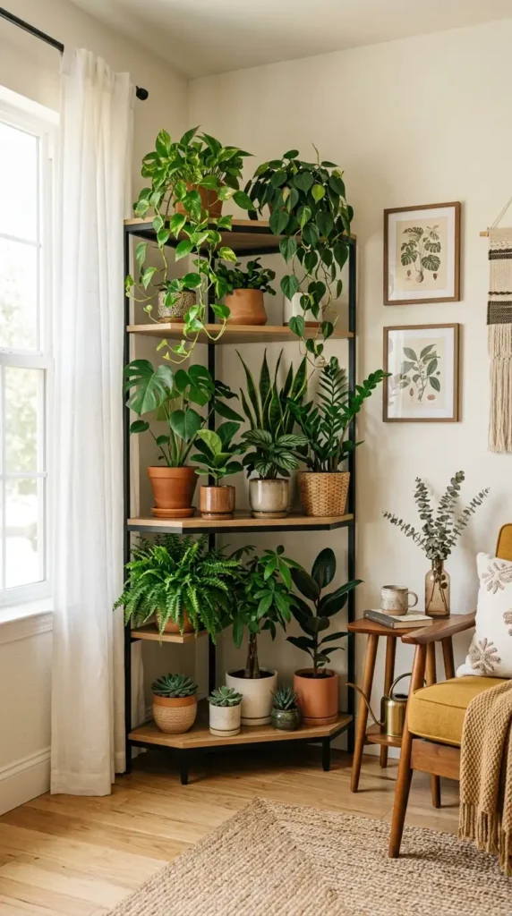Corner-Etagere-Plant-Stand