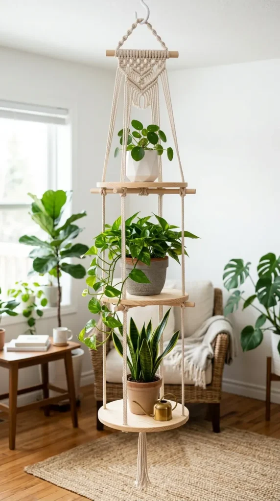 DIY-Rope-and-Dowel-Hanging-Plant-Stand