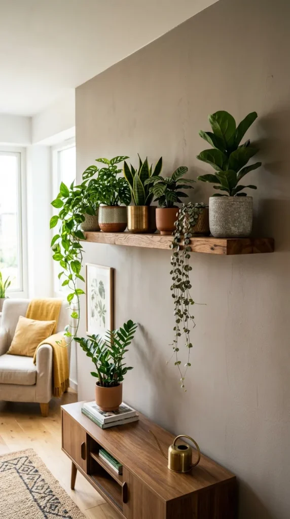 Floating-Wall-Mounted-Plant-Shelf