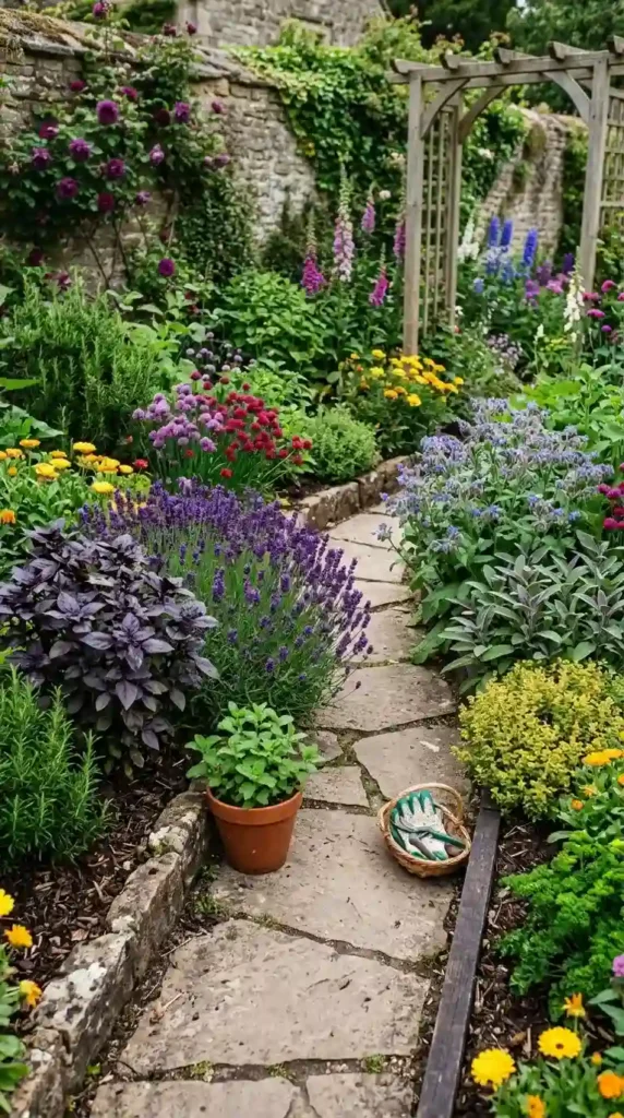 Jewel-Toned-Herb-Garden