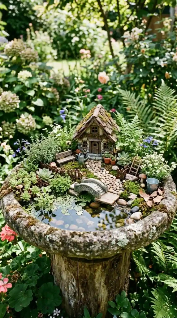 birdbath-fairy-garden-with-water-and-plants