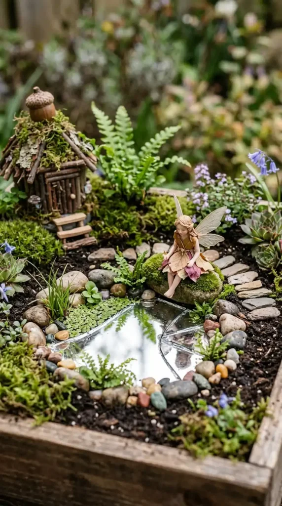 broken-mirror-fairy-pond-garden-scene