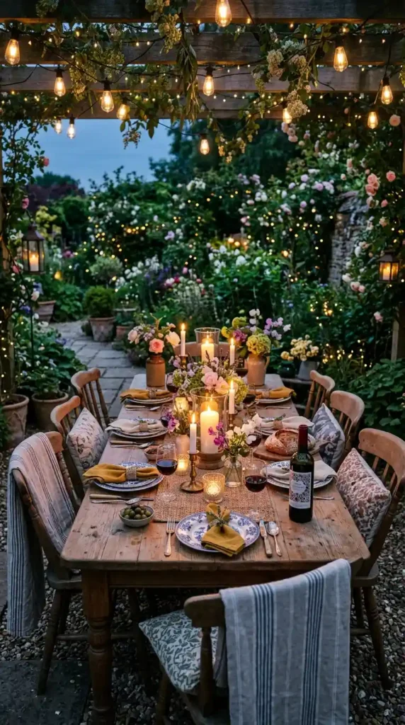 candlelit-garden-dining-setup