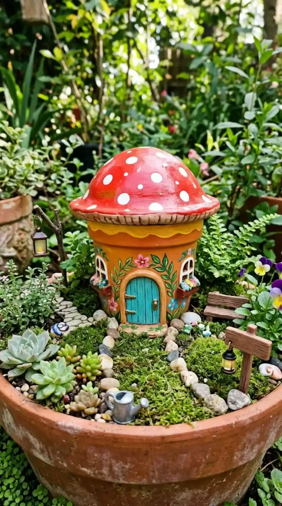 clay-pot-mushroom-fairy-home-with-bright-colors
