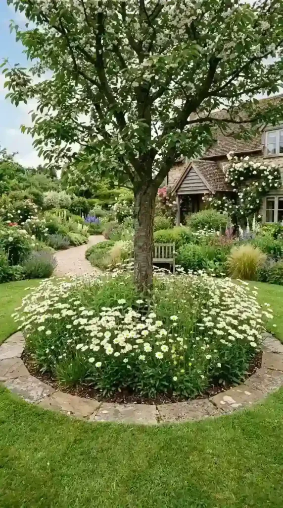 daisy-circle-garden-around-a-tree-or-feature