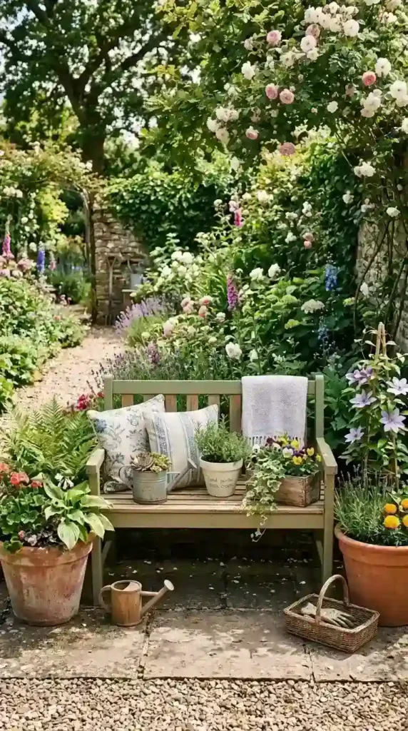 garden-bench-with-planters