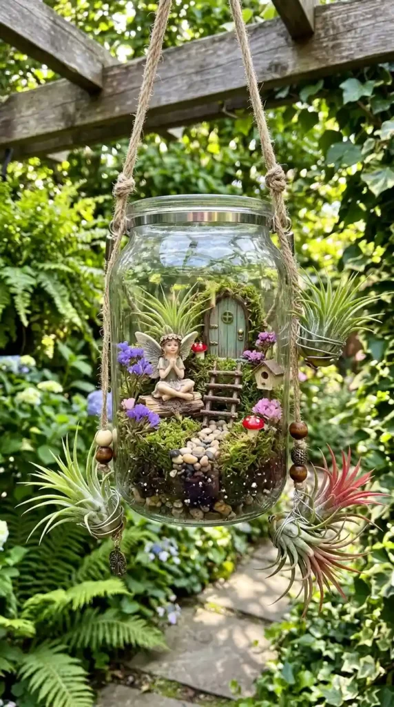 glass-jar-hanging-fairy-garden-with-air-plants