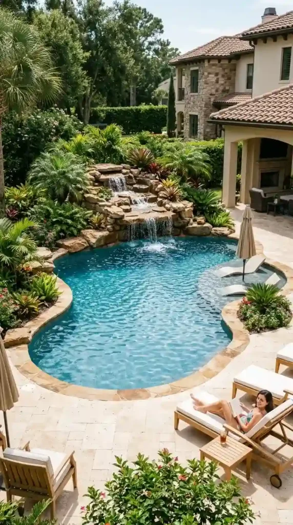 pool-with-waterfall-feature