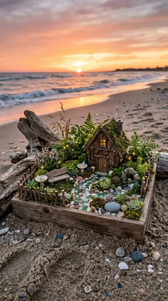 sunset-beach-fairy-garden