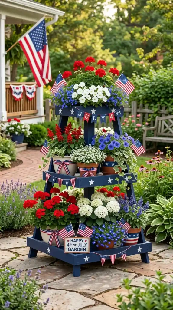 tiered-patriotic-planter-stand