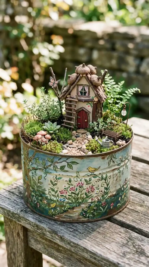 tin-can-fairy-garden-with-painted-details