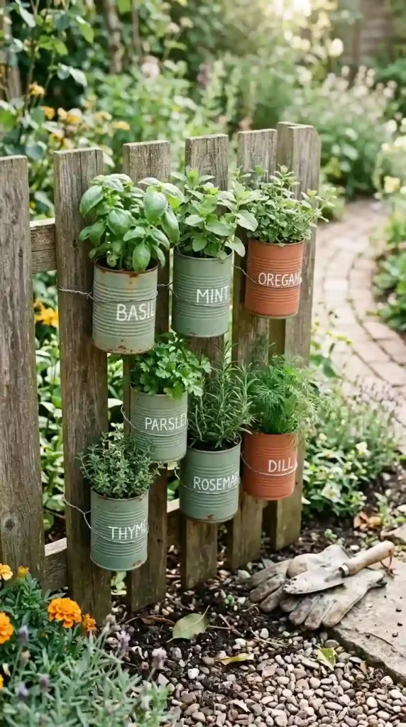 tin-can-herb-garden