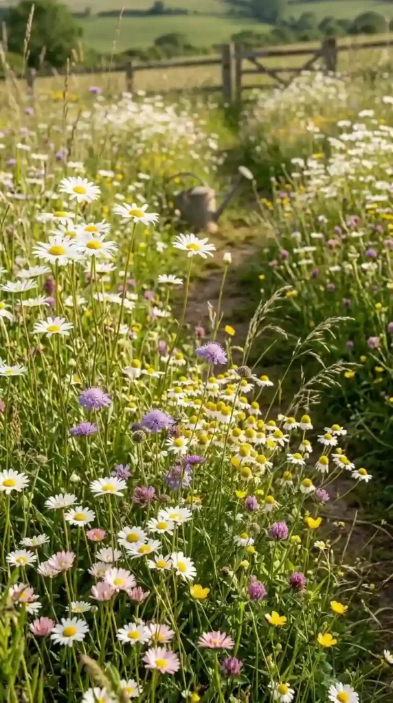 wildflower-meadow-with-mixed-daisy-varieties