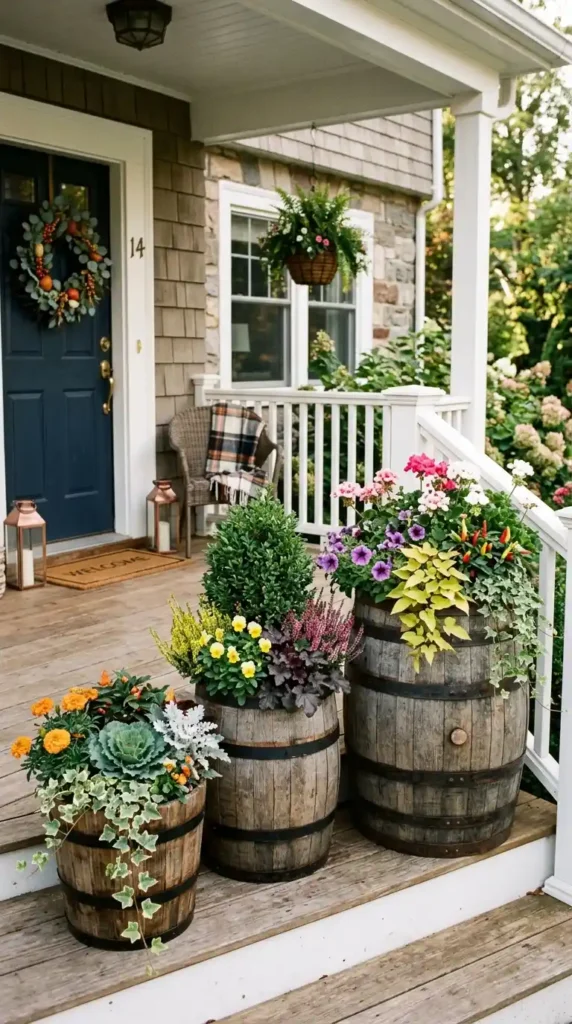 wooden-barrel-planters