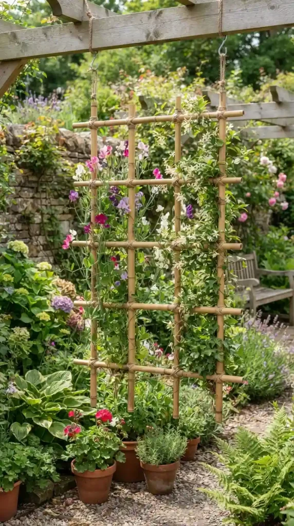 bamboo-hanging-trellis-frame