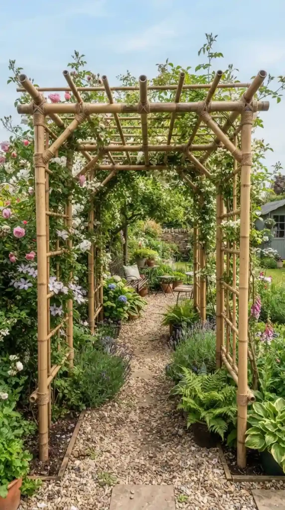 bamboo-pergola-trellis-structure
