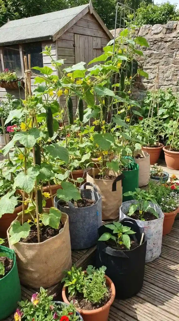 cucumber-plants-in-grow-bags