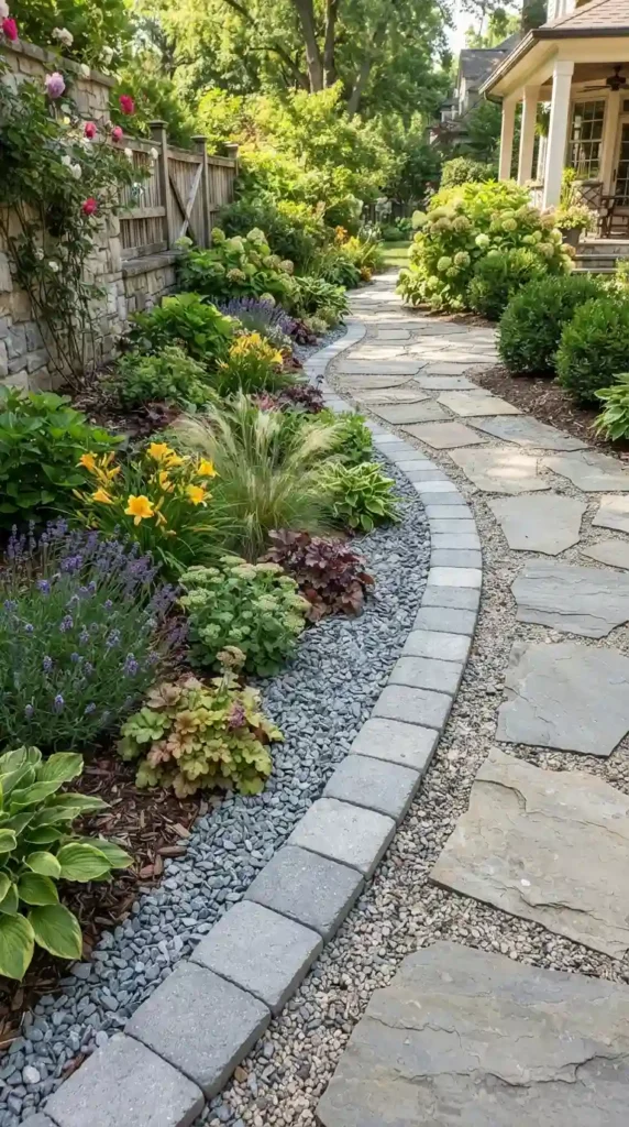 paver-edging-with-decorative-gravel