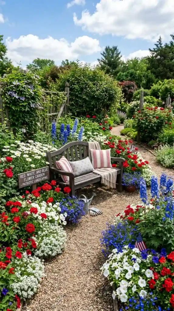 plant-flowers-around-a-garden-bench