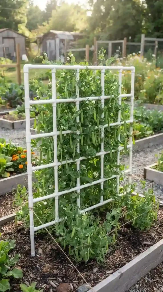pvc-pipe-grid-trellis