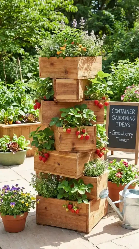 strawberry-planter-tower