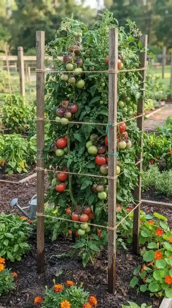 tomato-cage-trellis
