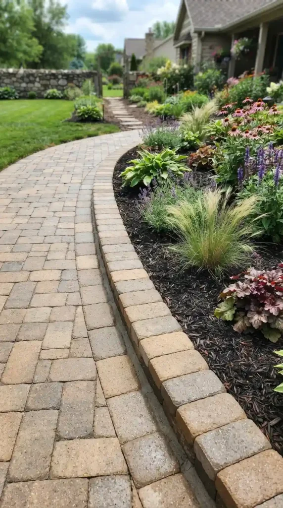 vertical-soldier-course-paver-edging